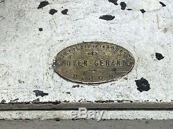 Presse a relier ANCIENNE Papeterie De La Bourse Royer Gérard DIJON FIN XIXEME