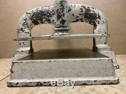 Presse a relier ANCIENNE Papeterie De La Bourse Royer Gérard DIJON FIN XIXEME