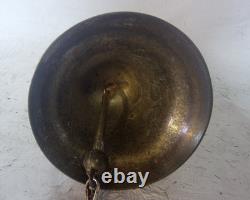 RARE ANCIENNE CLOCHE DE COUVENT EN BRONZE MASSIF belles gravures / style baroque