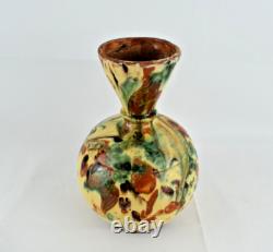 RARE GARGOULETTE CRUCHE TERRE CUITE VERNISSEE SAINT JEAN DE FOS XIXème SIECLE