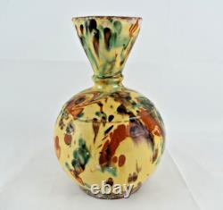 RARE GARGOULETTE CRUCHE TERRE CUITE VERNISSEE SAINT JEAN DE FOS XIXème SIECLE