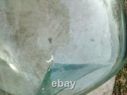 RARE Gourde 45 cm verre Soufflé Art populaire Ancien Berger Onion Bottle