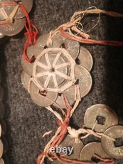 Rare Épée Votive Chine Du Sud Porte Bonheur Feng Shui Sapèques Monnaie Ancienne