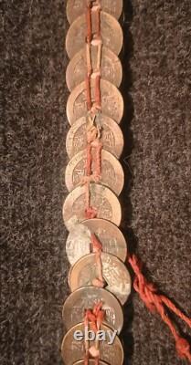 Rare Épée Votive Chine Du Sud Porte Bonheur Feng Shui Sapèques Monnaie Ancienne