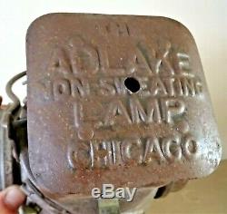 Rare Lanterne de signalisation ferroviaire de chicago 1906