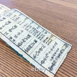 Rare Registre héraldique japonais de 1820 Époque Edo, école de gradés Samouraï