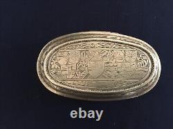 Rare Tabatière Hollandaise a Ambigramme XVIIIème