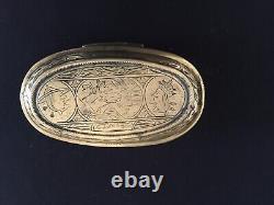 Rare Tabatière Hollandaise a Ambigramme XVIIIème