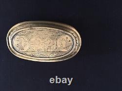 Rare Tabatière Hollandaise a Ambigramme XVIIIème