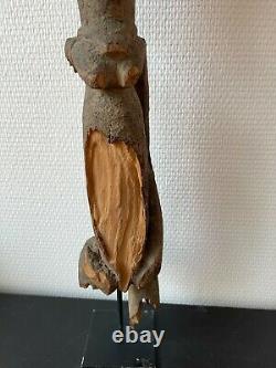 Rare XVIIIème siècle grande statuette ancêtre dogon Mali belle patine croûteuse