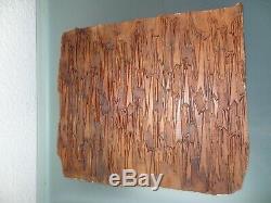 Rare ancienne plaque bois gravé pour impression sur tissus ou velin 18ème (Lyon)