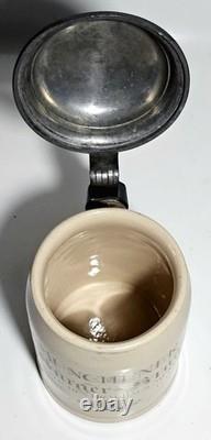 Rare chope à bière Bürger-Brau München 1890 Bürgerbräukeller 0,4L