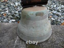 Rare énorme CLOCHE A VACHE SUISSE EN BRONZE Peter Berger Barau BE 6,2 kg 1960