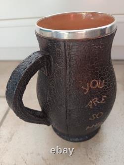 Rare pichet, carafe ancien Royal Doulton Lambeth Slater's Patent 1885-1900