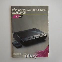 Répondeur interrogeable RI700 Matra Communication 1989 France Telecom N5381
