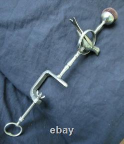 SUBLIME GRAND PIQUE AIGUILLE LAITON FONDU ART POPULAIRE CAST BRASS NEEDLE 33 cm