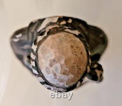 Saint Antoine de Padoue sculpture en bois sculptée art populaire fin 19ème