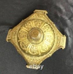 Sonnette d hôtel, comptoir, table XIXeme bronze et laiton Napoléon III