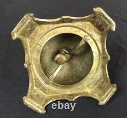 Sonnette d hôtel, comptoir, table XIXeme bronze et laiton Napoléon III