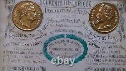 Souvenir Historique, siège de Paris 1870 / Guillaume I, Napoléon III