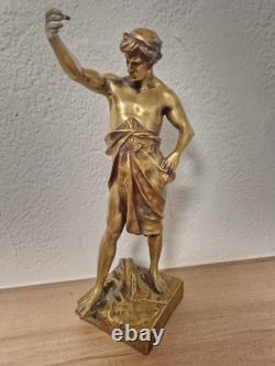 Statue En Bronze E Louis Picault