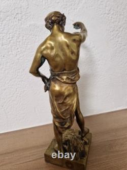 Statue En Bronze E Louis Picault