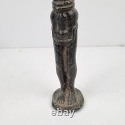 Statuette, Bronze, Hermès, Criophores, Artefact Agneau, Haut 24 Cm. Curiosité