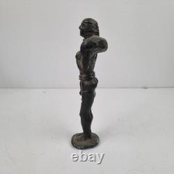 Statuette, Bronze, Hermès, Criophores, Artefact Agneau, Haut 24 Cm. Curiosité