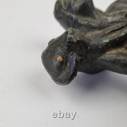 Statuette, Bronze, Hermès, Criophores, Artefact Agneau, Haut 24 Cm. Curiosité