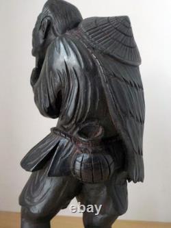Statuette en bois de pèlerin d'Asie Chine