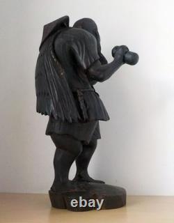 Statuette en bois de pèlerin d'Asie Chine