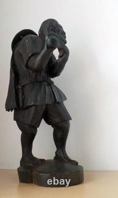 Statuette en bois de pèlerin d'Asie Chine