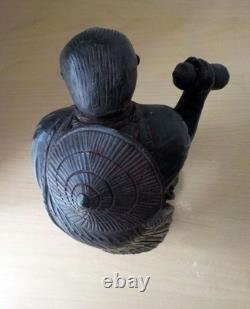 Statuette en bois de pèlerin d'Asie Chine