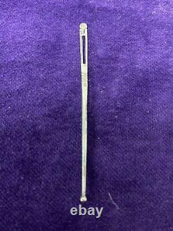 Superbe Et Ancien Nécessaire De Couture En Argent Dans Son Coffret Bois Noble