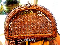 Superbe Et Tres Rare Panier Ancien Napoleon Iii/collection/artisanal