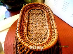 Superbe Et Tres Rare Panier Ancien Napoleon Iii/collection/artisanal