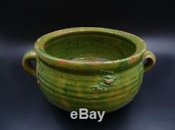 Superbe Passoire En Terre Vernissée Ancienne Savoie Art Populaire Vers 1860-1880 Superbe Passoire En Terre Vernissée Ancienne Savoie Art Populaire Vers 1860-1880