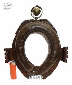 Superbe collier de de voiture à chien attelage à chien à grelot