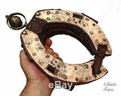 Superbe collier de de voiture à chien attelage à chien à grelot