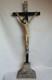 Superbe Et Rare Grand Crucifix En Bois Sculpt&eacute; Fin Xviii / D&eacute;but Xix S. 77 Cm