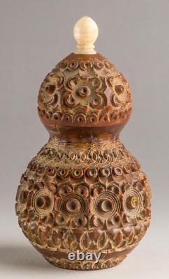 TABATIÈRE 19e EN COROZO TABATIÈRE DE COLLECTION SECOUETTE ANCIENNE