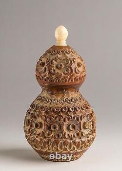 TABATIÈRE 19e EN COROZO TABATIÈRE DE COLLECTION SECOUETTE ANCIENNE