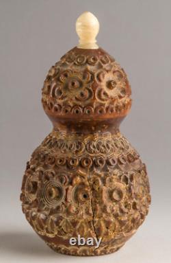 TABATIÈRE 19e EN COROZO TABATIÈRE DE COLLECTION SECOUETTE ANCIENNE