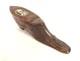 Tabati&egrave;re Chaussure Bois Sculpt&eacute; Marqueterie Portrait Art Populaire Xix&egrave;me