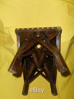 Tabouret Chef D' Oeuvre De Charpentier Compagnon Du Devoir Art Populaire