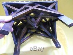 Tabouret Chef D' Oeuvre De Charpentier Compagnon Du Devoir Art Populaire