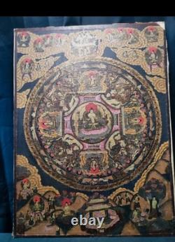 Tanka peint sur toile signé