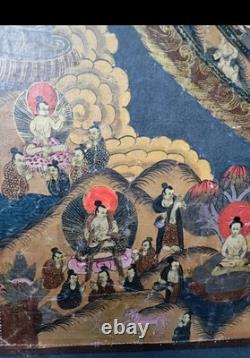 Tanka peint sur toile signé