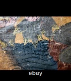 Tanka peint sur toile signé