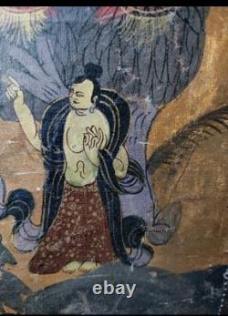 Tanka peint sur toile signé